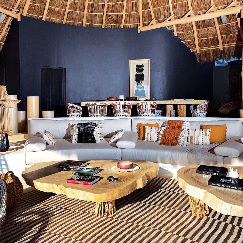 Pink Cliffside Villa in Careyes 