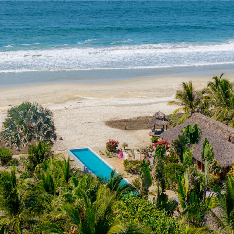 Beachfront Home in Puerto Escondido