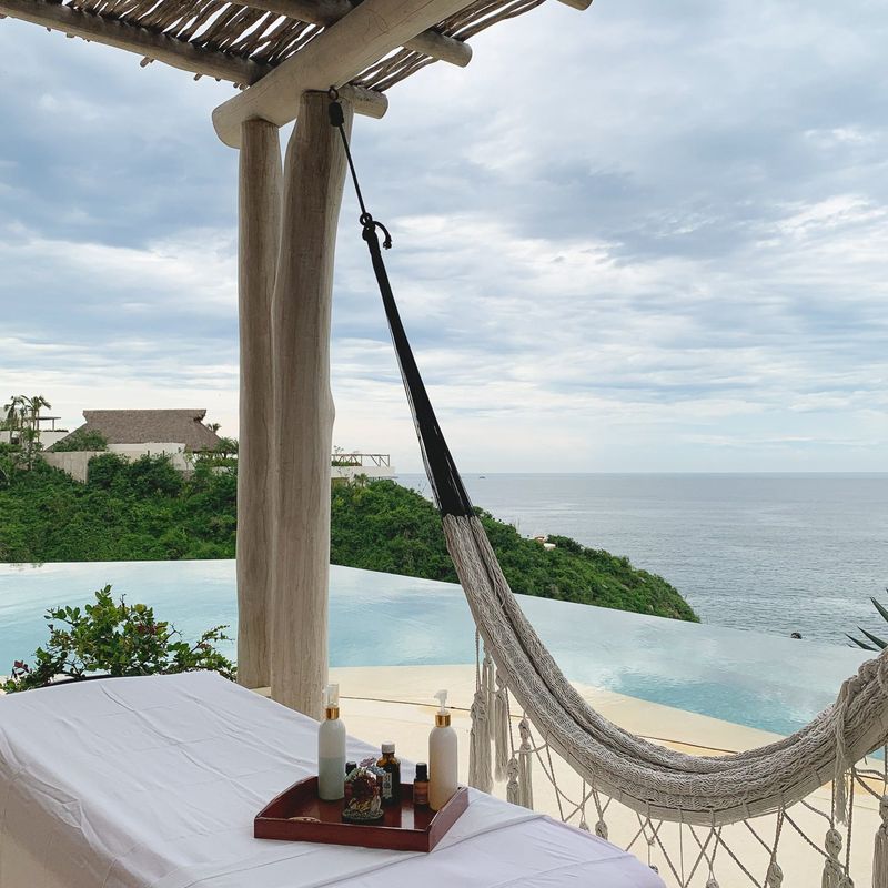 Pink Cliffside Villa in Careyes 