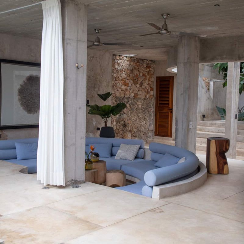 Brutalist Home in Merida