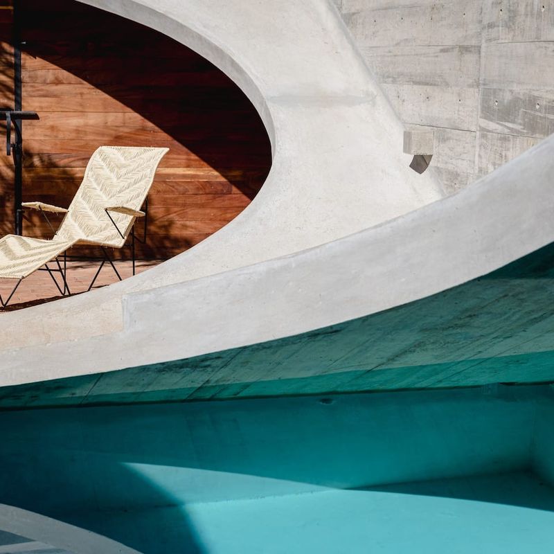 Brutalist Home in Zicatela