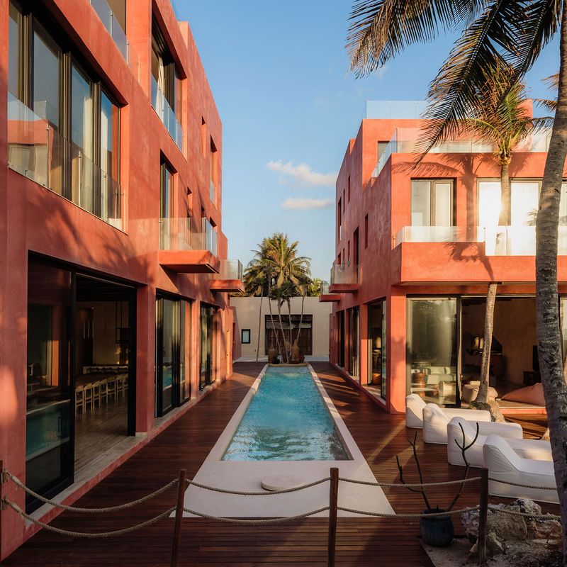 Beachfront Hacienda in Tulum 