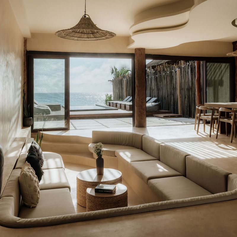 Beachfront Villa in Tulum