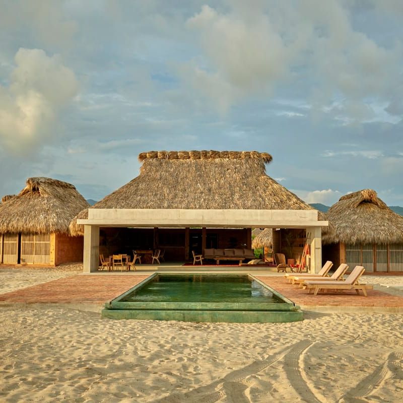 Beachfront Home in Casa Wabi