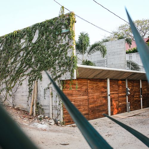 Brutalist Home in Zicatela