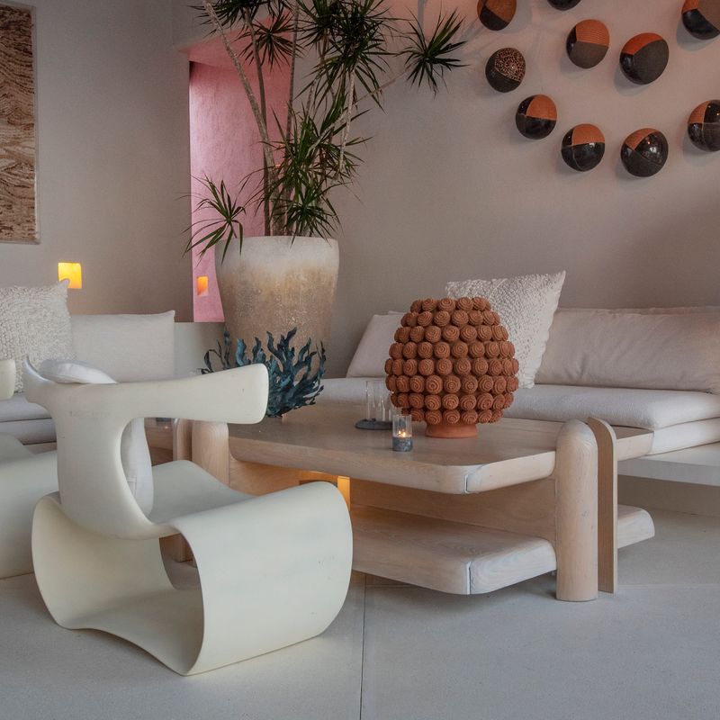 Pink Cliffside Villa in Careyes