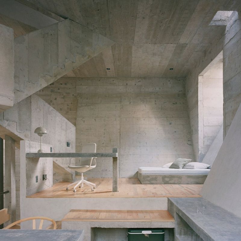 Brutalist Home in Mountains Outside CDMX