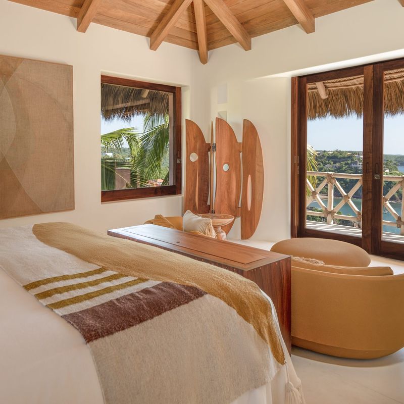 Pink Cliffside Villa in Careyes