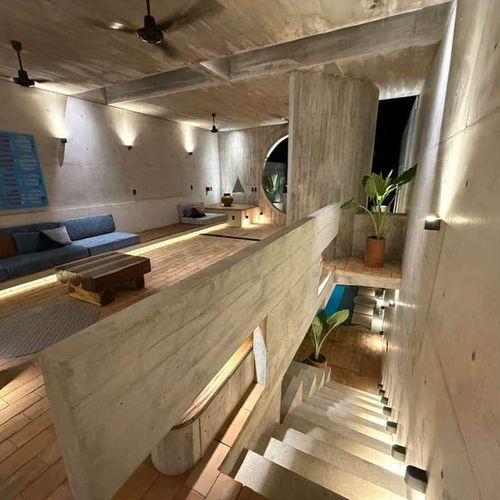 Brutalist Home in La Punta