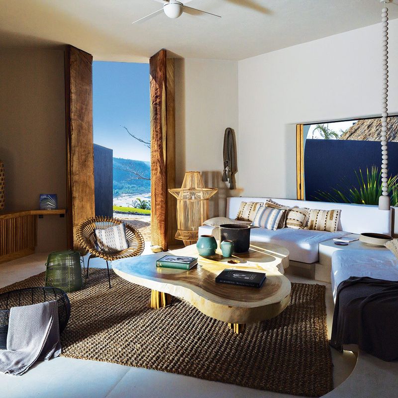 Pink Cliffside Villa in Careyes 