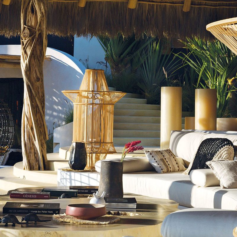 Pink Cliffside Villa in Careyes 