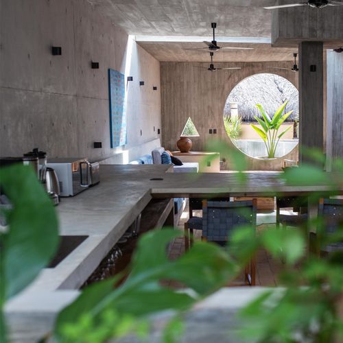 Brutalist Home in La Punta