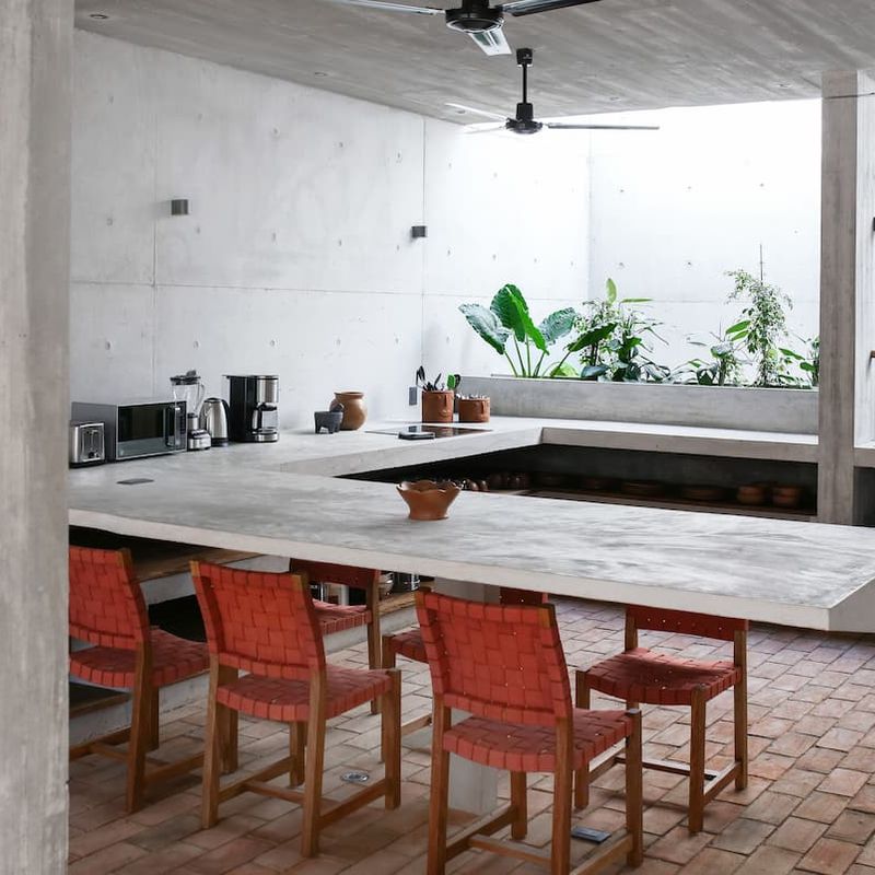 Brutalist Home in La Punta