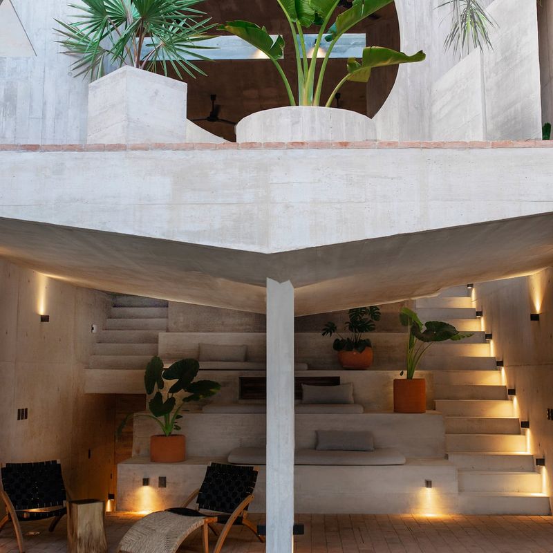 Brutalist Home in La Punta