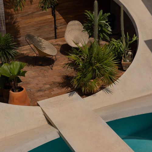 Brutalist Home in Zicatela