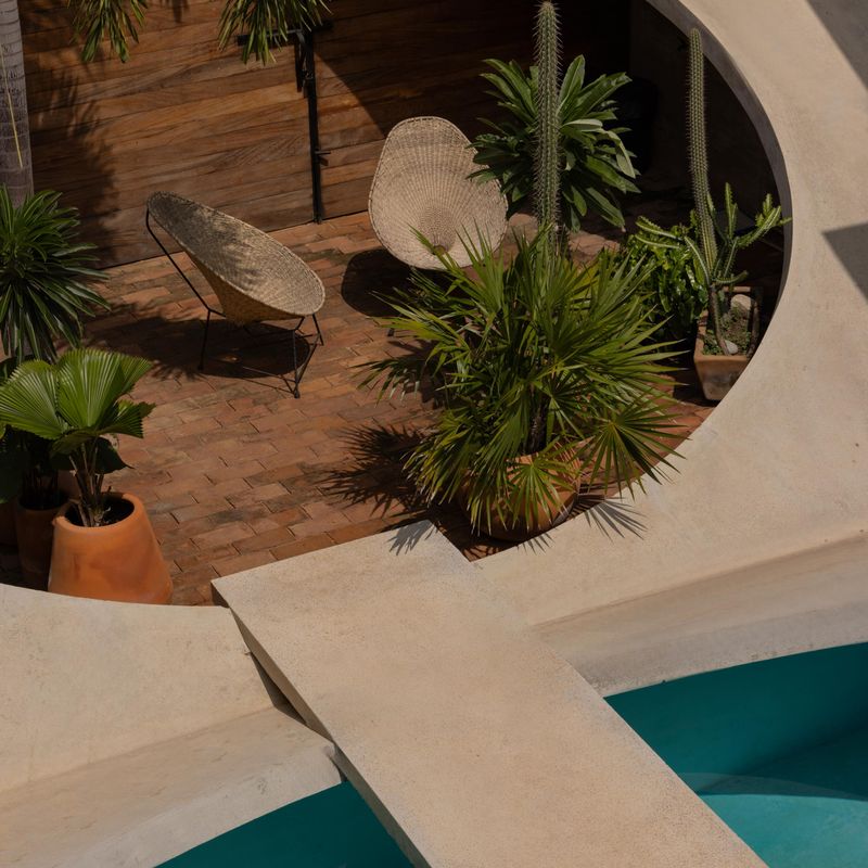 Brutalist Home in Zicatela