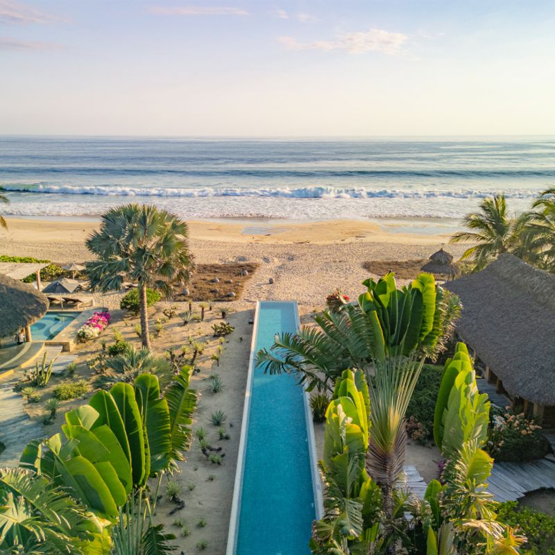 Beachfront Home in Puerto Escondido