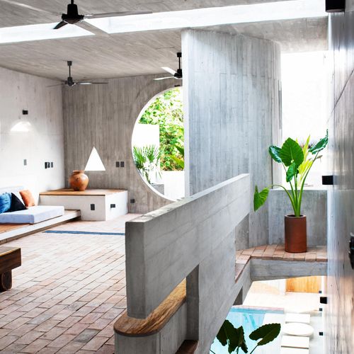 Brutalist Home in La Punta