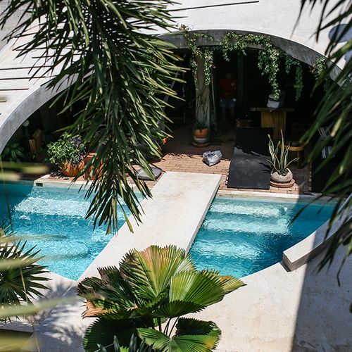 Brutalist Home in Zicatela