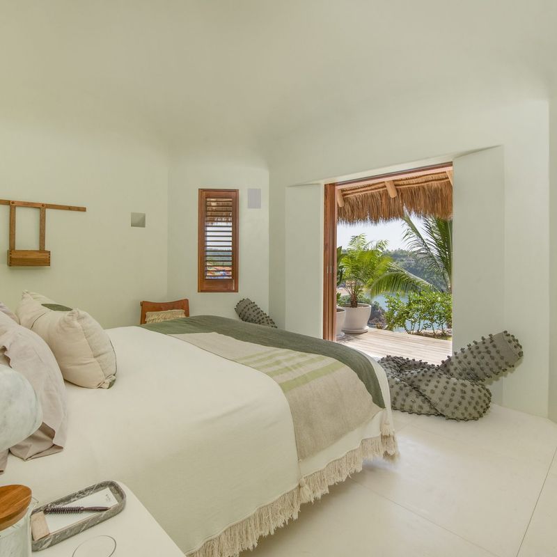 Pink Cliffside Villa in Careyes